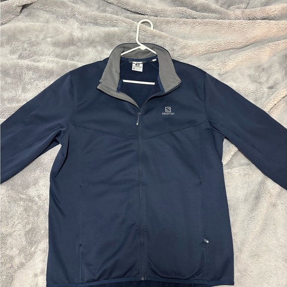 Salomon Other - Salomon Men's Dark Blue Performance Fleece Lined Jacket Actitherm size XL